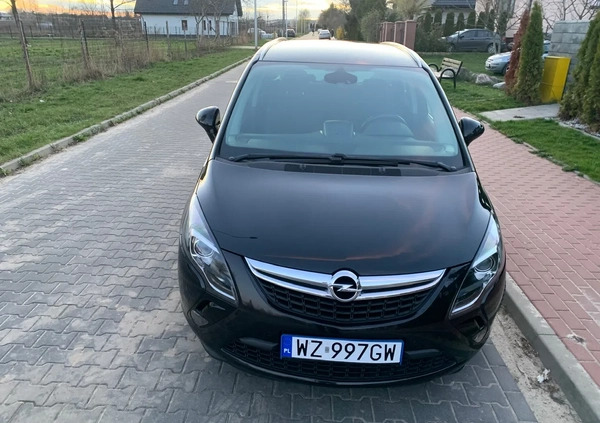 Opel Zafira cena 43200 przebieg: 180000, rok produkcji 2016 z Warszawa małe 232